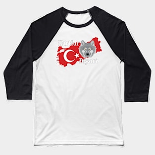 Kurtlar Diyari Turkye Baseball T-Shirt